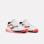 Reebok Nano X4 女 訓練鞋 多功能 運動 健身 重訓 支撐 透氣 緩震 白黑橘 [100074187], , large