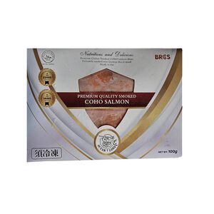 海神煙燻智利銀鮭切片100g