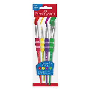 【Faber-Castell】輝柏 甜筒 水彩筆 4支入 /卡 481600