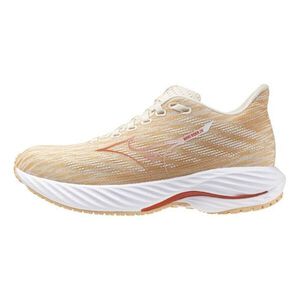 Mizuno Wave Rider 28 女 慢跑鞋 彈力 支撐 緩震 穩定 美津濃 橘 紅 [J1GD240326]