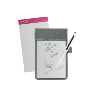 【Green Board】7.2吋磁性電紙板 MT7進階收納組(電紙板x2+手寫筆+皮革夾) MIT雙專利設計 0.5mm超薄軟性電子紙 局部清除手寫板