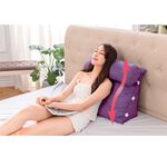 【格藍傢飾】純色 MIT 親膚抗菌 三角懶人枕 台灣製造 三角靠墊 沙發 床上 抬腿 背靠 枕墊, , large