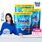 [finish 亮碟] 洗碗機全效合一洗碗塊(全機型適用/洗碗錠洗碗球/歐盟生態環保標章/環保水溶膜)3入組, , large