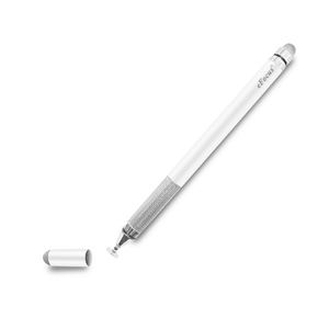 (4-Pack)[eFocusPearl White]DP22Dual-Head Disc Mesh Fine Stylus Pen