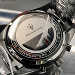 [星晴錶業]MASERATI手錶,42mm,R8853100019寶藍色錶面槍灰色錶殼黑灰色精鋼錶帶款, , large