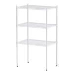 【Y HOUSE】70x45x120cm Lightweight Three-layer Iron Rack Iron Rack Shelf-Painted White, , large