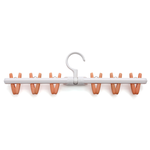 【APEX】多功能壁掛式兩用摺疊衣架2入組 橘色, , large