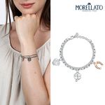 【快速出貨】MORELLATO TALISMANI系列 不鏽鋼 雙色瓢蟲四葉草手鍊 SAUY08, , large