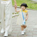 【KOM】海洋歷險趣 台灣製 316不鏽鋼兒童隨身瓶 兒童水壺350ml(附吸管 背帶), , large
