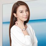 CITIZEN 星辰 XC 廣告款鈦金屬光動能電波女錶 ES9468-51A 【Hebe廣告款】, , large