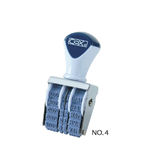 【COX 三燕】4號字 英文 日付印 字高3.9mm /個 NO.4, , large