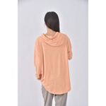 (M) 連帽橘色長袖上衣二手衣, , large