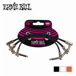 ERNIE BALL 6' Cable 3Pcs 短導線一組三 黑色款【敦煌樂器】, , large