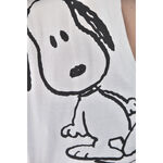 (S) peanuts卡通白色短袖上衣二手衣, , large