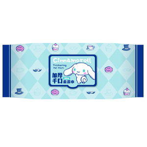 Thickening hand and mouth wet wipes
