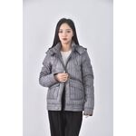 (S) le coopen質感格紋黑色外套二手衣, , large