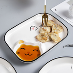 black-framed-cat-dumpling-plate, , large
