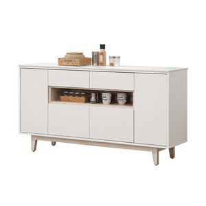 【唯熙傢俱】紀薇橡木雙色5尺岩板餐櫃