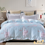 【Betrise】 Simple Blue | C Energy Series 300-Thread 100% Pure Tencel™ Light-Quenched Graphene Quilt/Double-Use Quilt Cover (182 x 212 cm), , large