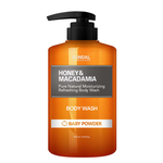 [巨林生化科技]【KUNDAL昆黛爾】HONEY&MACADAMIA Pure Natural Moisturizing Refreshing Body Wash 500ml(BABY POWDER), , large