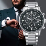 CITIZEN 星辰 亞洲限定 光動能計時手錶 CA0840-87E, , large