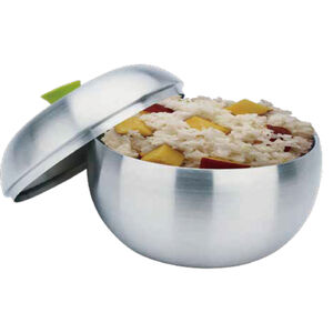 CLARE 可蕾爾 晶鑽316不鏽鋼蘋果型雙層碗蘋果型碗附蓋 16cm-Leidea樂德兒,  CLARE 可蕾爾 晶鑽316不鏽鋼蘋果型雙層碗蘋果型碗附蓋 16cm-Leidea樂德兒