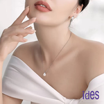 [ides愛蒂思] 日本設計AKOYA上乘系列正圓無瑕天然珍珠項鍊耳環套組6-7mm/(經典王妃), , large