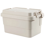 【AOTTO】50L無印款軍規高耐重扣式多功能提把收納箱-2入(AL-2204W*2), , large