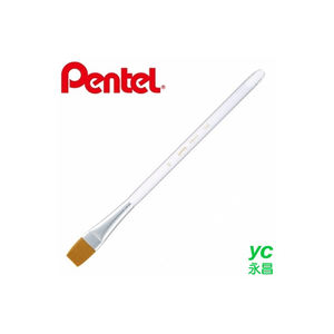 【 Pentel 飛龍 】水晶桿畫筆 平頭 /支 ZBNT2-22