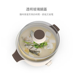 Ceramic steaming pot with two handles, , large