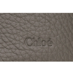 CHLOE' Alphabet C Logo 牛皮迷你三折短夾/羊絨灰, , large