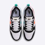 Kixpress-Nike Court Borough Low 女 運動休閒鞋 低筒 舒適 穿搭 黑 橘 [FD9918-181], , large