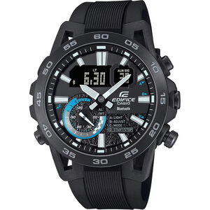 CASIO 卡西歐 EDIFICE 方程式賽車 碳纖維藍芽手錶 ECB-40PB-1A