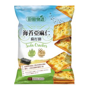 田園物語海苔亞麻仁蘇打餅280g