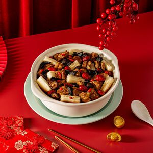 Black Garlic Yam Pork Ribs Pot