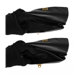 BALENCIAGA Rodeo 金釦平滑小牛皮翻蓋長夾/黑色, , large