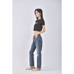 (XL) berenice丹寧牛仔質感棉質藍色長褲二手衣, , large