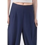 (L) zalora高腰質感藍色長褲二手衣, , large