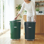 【this-this】日本渡邊金屬｜OBAKETSU 手工製附輪垃圾桶 42L, , large