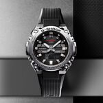 CASIO 卡西歐G-SHOCK 纖薄太陽能藍芽手錶 GST-B600-1A, , large