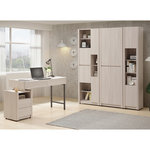 【唯熙傢俱】馬修斯橡木白1.2尺書櫃, , large