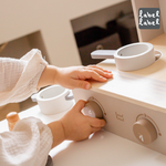 官方直營【Label Label】木質迷你廚房台-奶茶色, , large