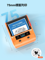 【德佟DETONGER】DP30S(203DPI) 多功能藍芽標籤機 熱感應標籤機 貼紙機 送硬殼包, , large