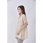 (XL) pola romo點點杏色短袖上衣二手衣, , large