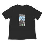 JZ TEE 黑貓-HELLO 印花短袖T恤, , large