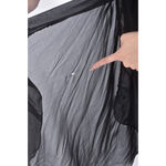 (M) 質感紡紗棉質黑色長裙二手衣, , large