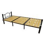 Yati single combination steel tube bed frame, , large