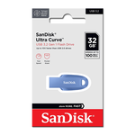 【SanDisk】Ultra Curve 32G 藍色 USB 3.2 隨身碟 讀取速度 100MB/s, , large