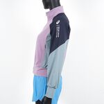 Asics 女 拼接外套 瑜珈 YOGA 運動 訓練 飛鼠袖 高彈性 立領 舒適 玫瑰粉紫 [2032C530-500], , large
