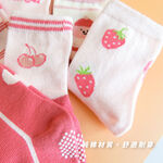 [Kaimei Cotton Industry] 12 pairs set, random and excellent, MIT made in Taiwan, pure cotton anti-slip children's socks, sweetheart baby style, 9-13cm, , large